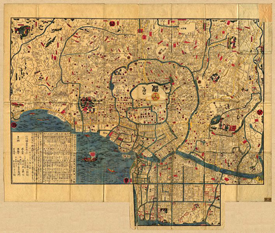 Ancient Edo Map